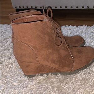 madden girl brown booties